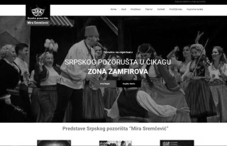 izrada sajta za Pozorište Mira Sremčević