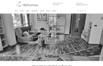 izrada sajta za Edukativni Centar Mućkalica