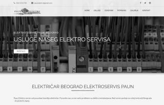 izrada sajta za Električar Beograd Elektroservis Paun