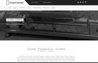 izrada sajta za Gumel - Pumpe d.o.o