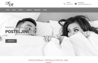 izrada sajta za Prodaja posteljine