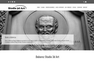 izrada sajta za Duborez Studio 3d Art